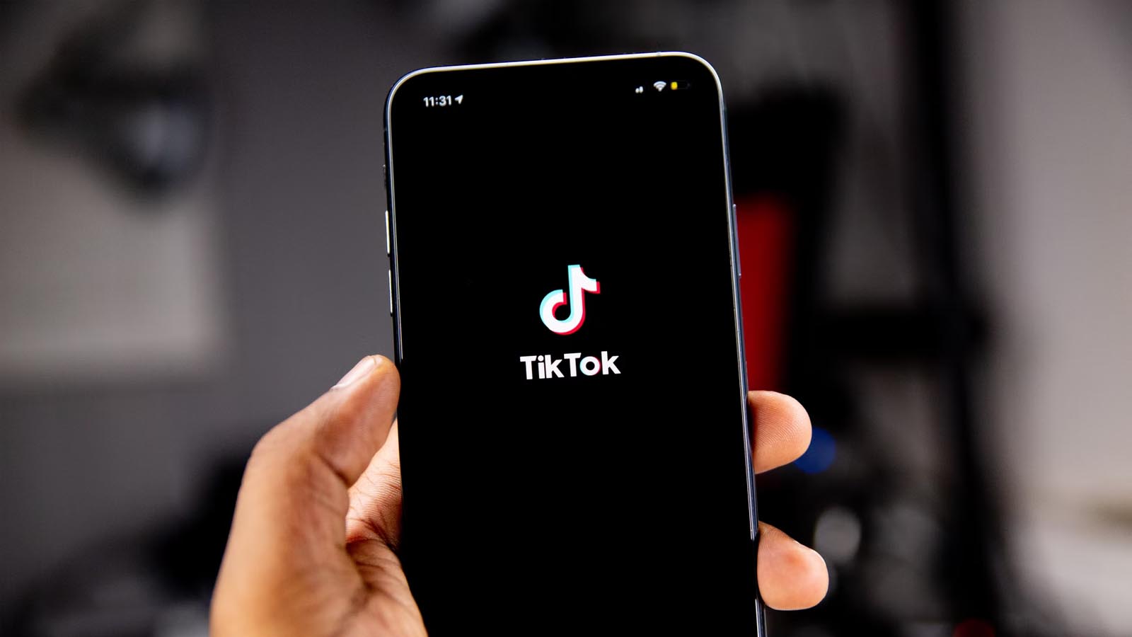 tiktok app on smartphone