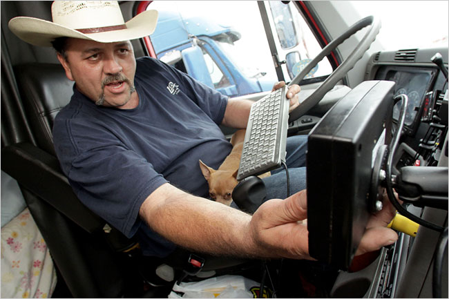 truck texting